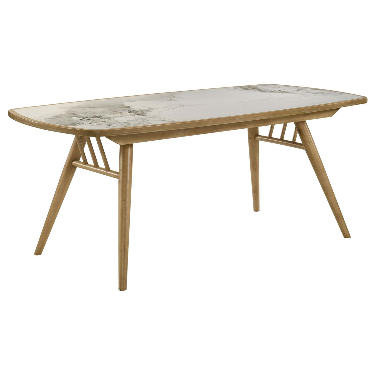 Croyden Rectangular Dining Set Weathered Natural