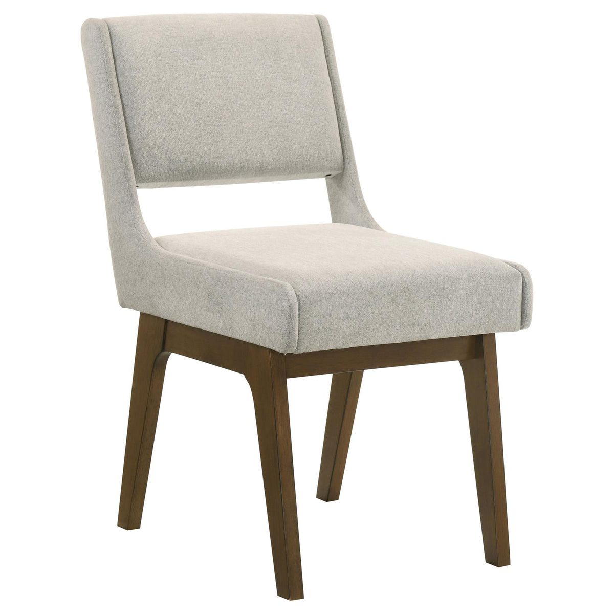 Galindo 52-inch Round Dining Set Light Grey and Walnut