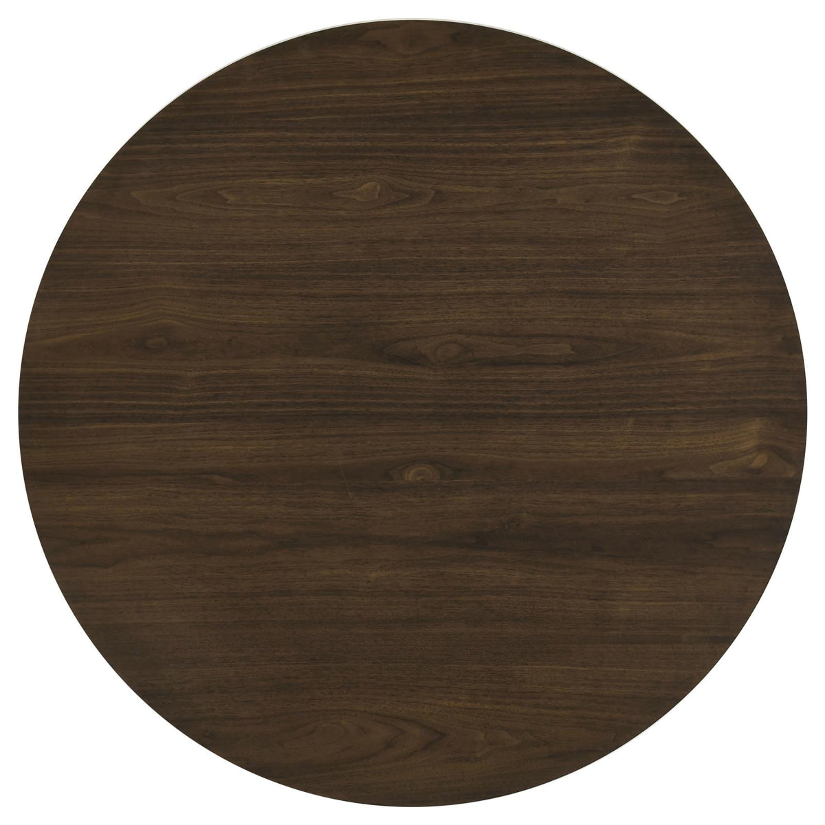 Hamlyn 47-inch Round Wood Dining Room Table Walnut