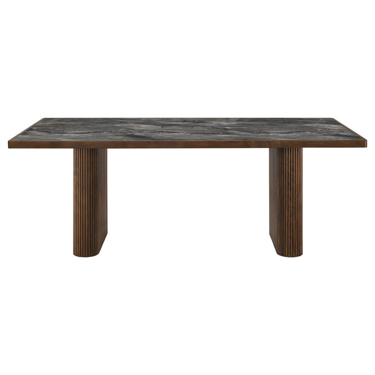 Parry 80-inch Smart Top Paladina Dining Table Dark Walnut
