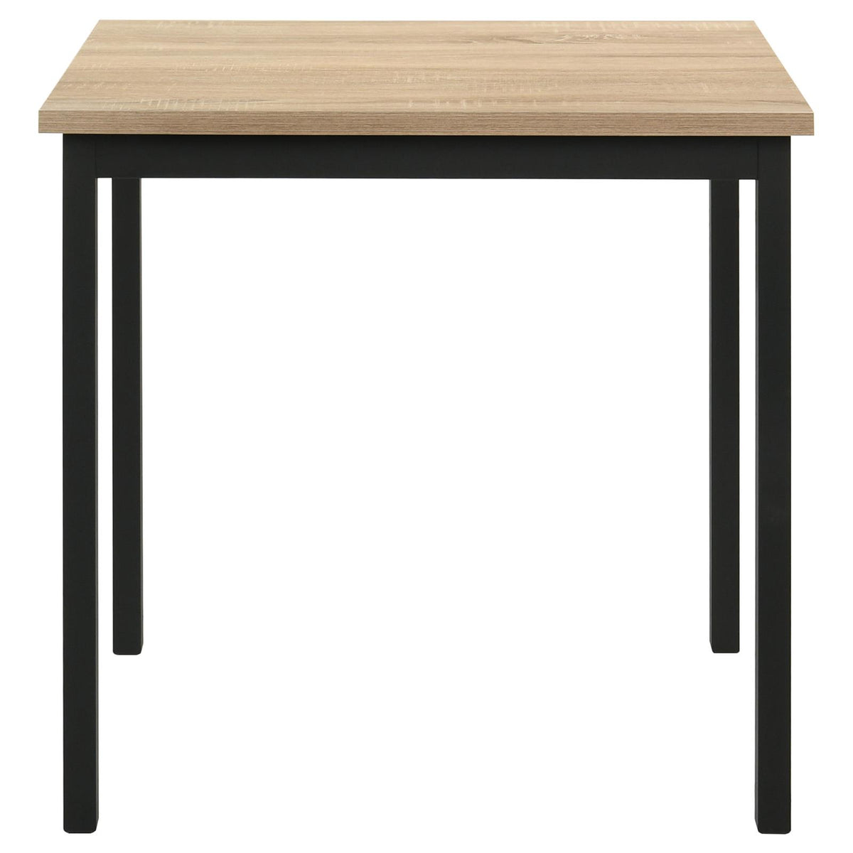 Garza Space Saving Rectangular Dining Table Greige Oak