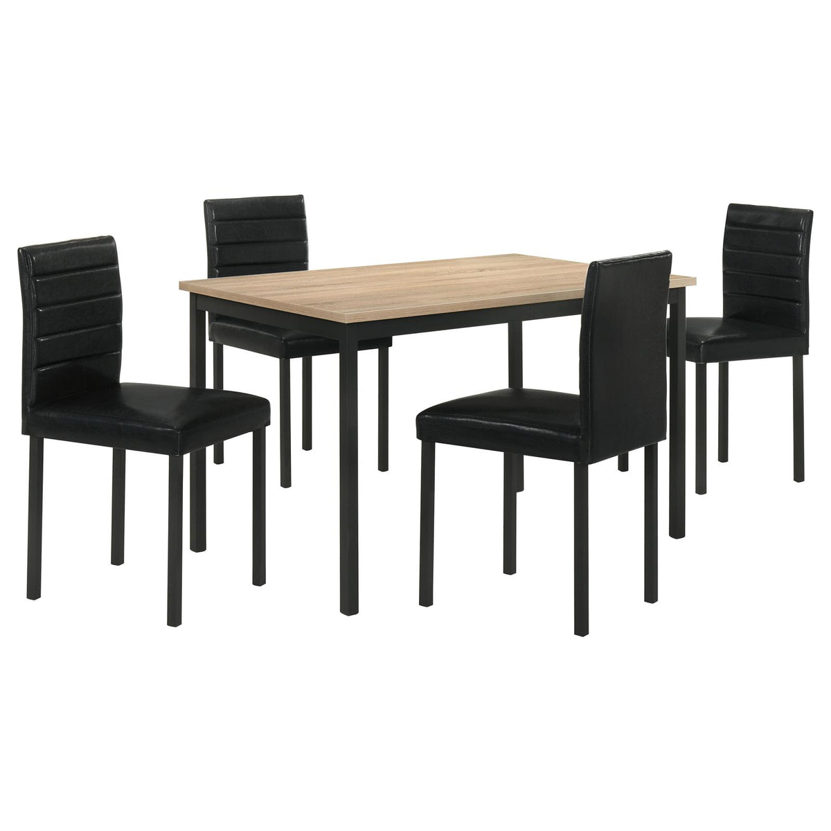 Garza Rectangular Dining Table Greige Oak