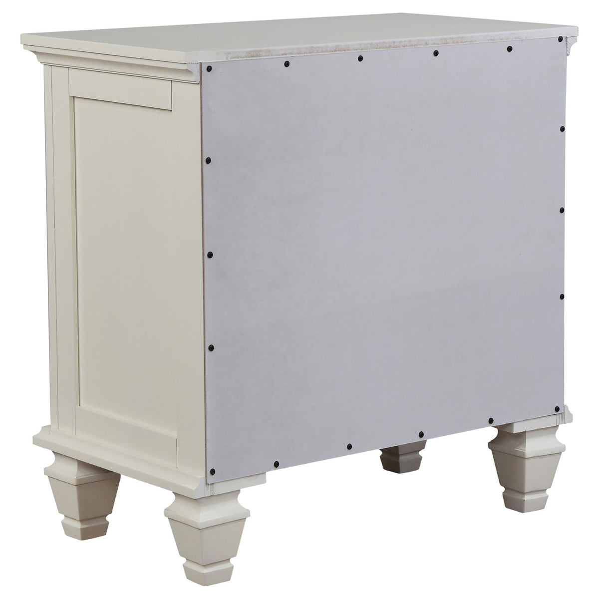 Sandy Beach Panel Bedroom Set - Cream White