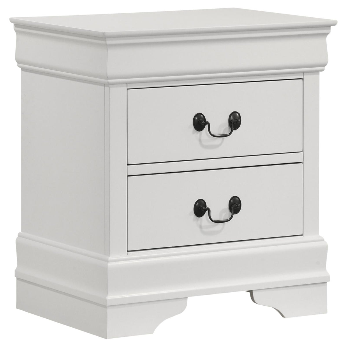 Louis Philippe Panel Bedroom Set - White