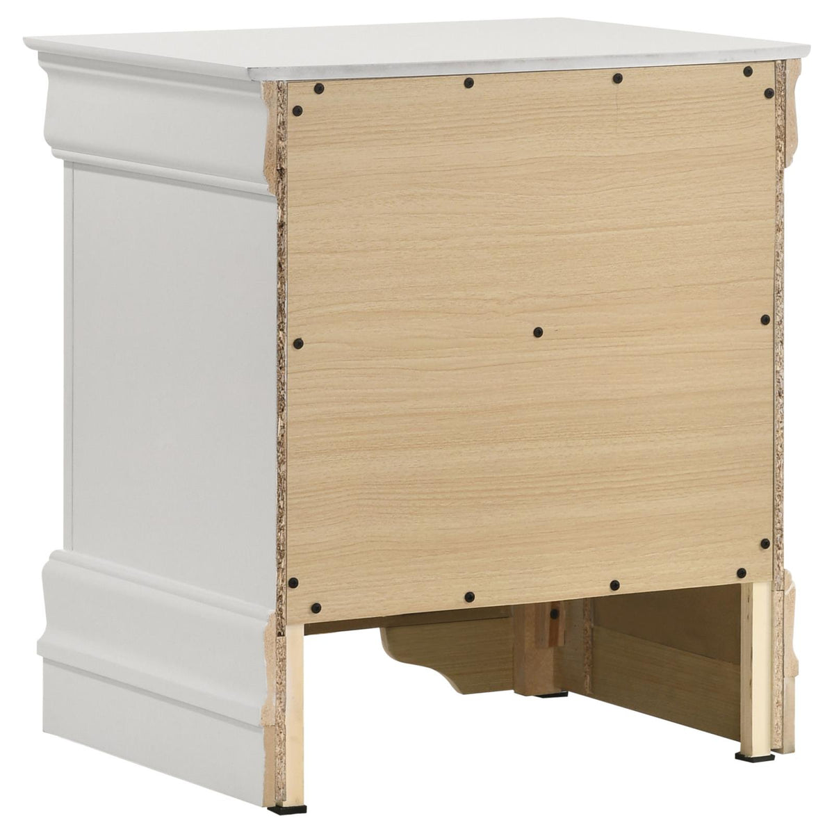 Louis Philippe Panel Bedroom Set - White
