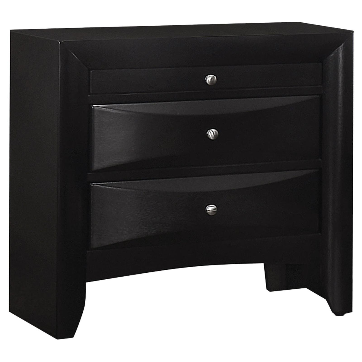 Briana Bookcase Bedroom Set - Black