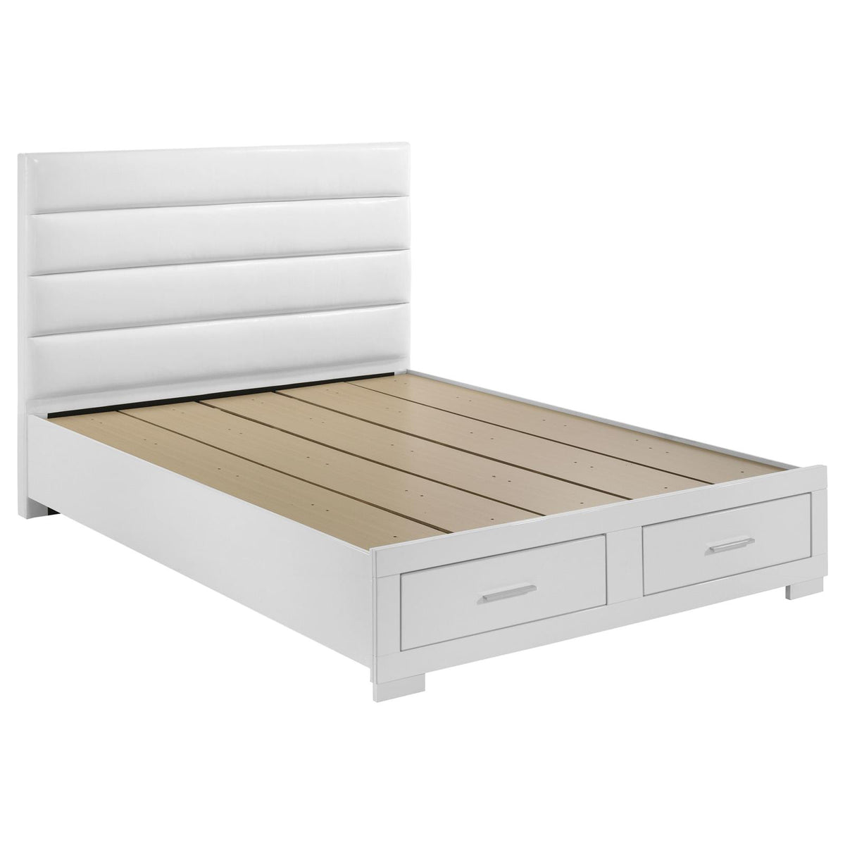 Felicity Storage Bedroom Set - White High Gloss