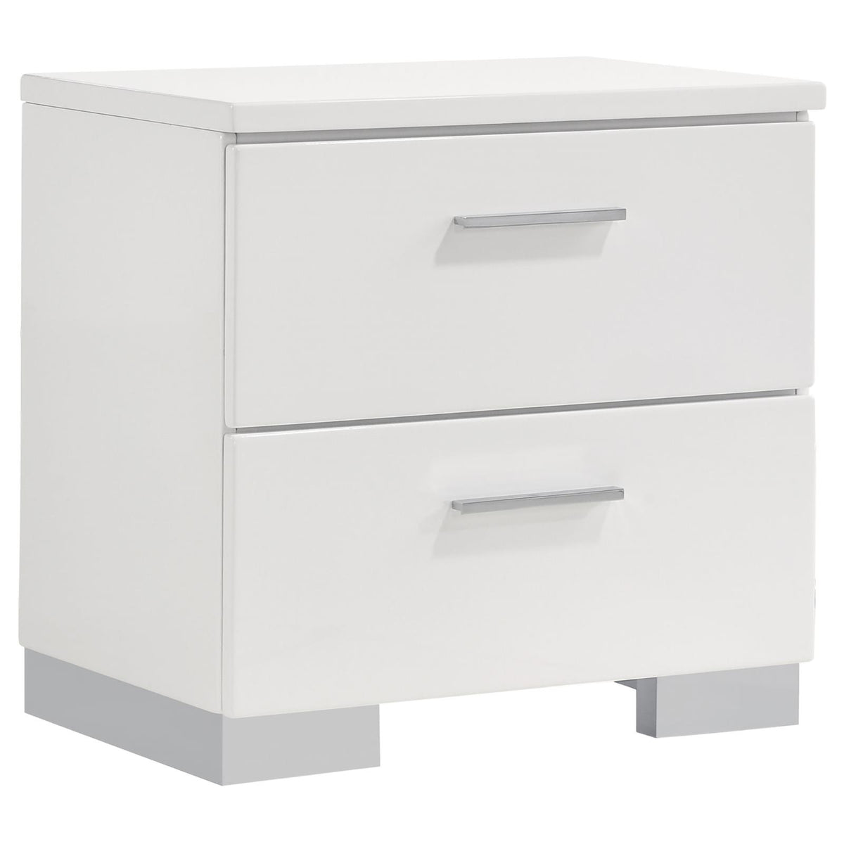 Felicity Storage Bedroom Set - White High Gloss
