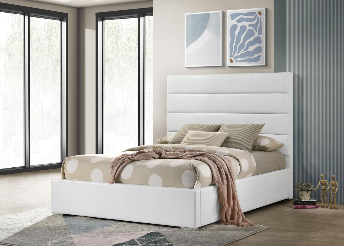 Felicity Platform Bedroom Set - White