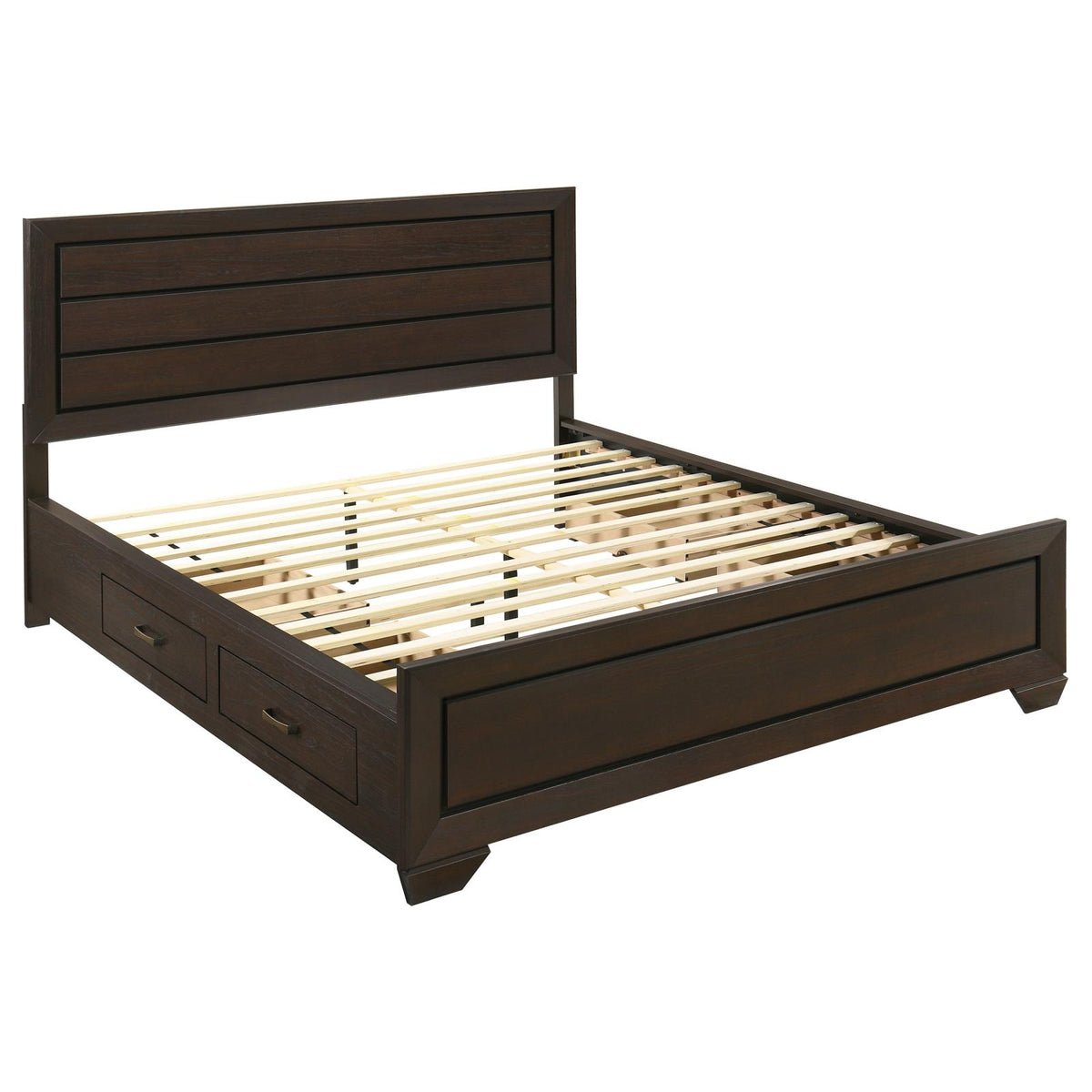 Kauffman Panel Bedroom Set - Dark Cocoa