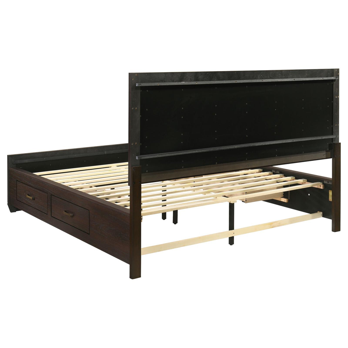 Kauffman Panel Bedroom Set - Dark Cocoa
