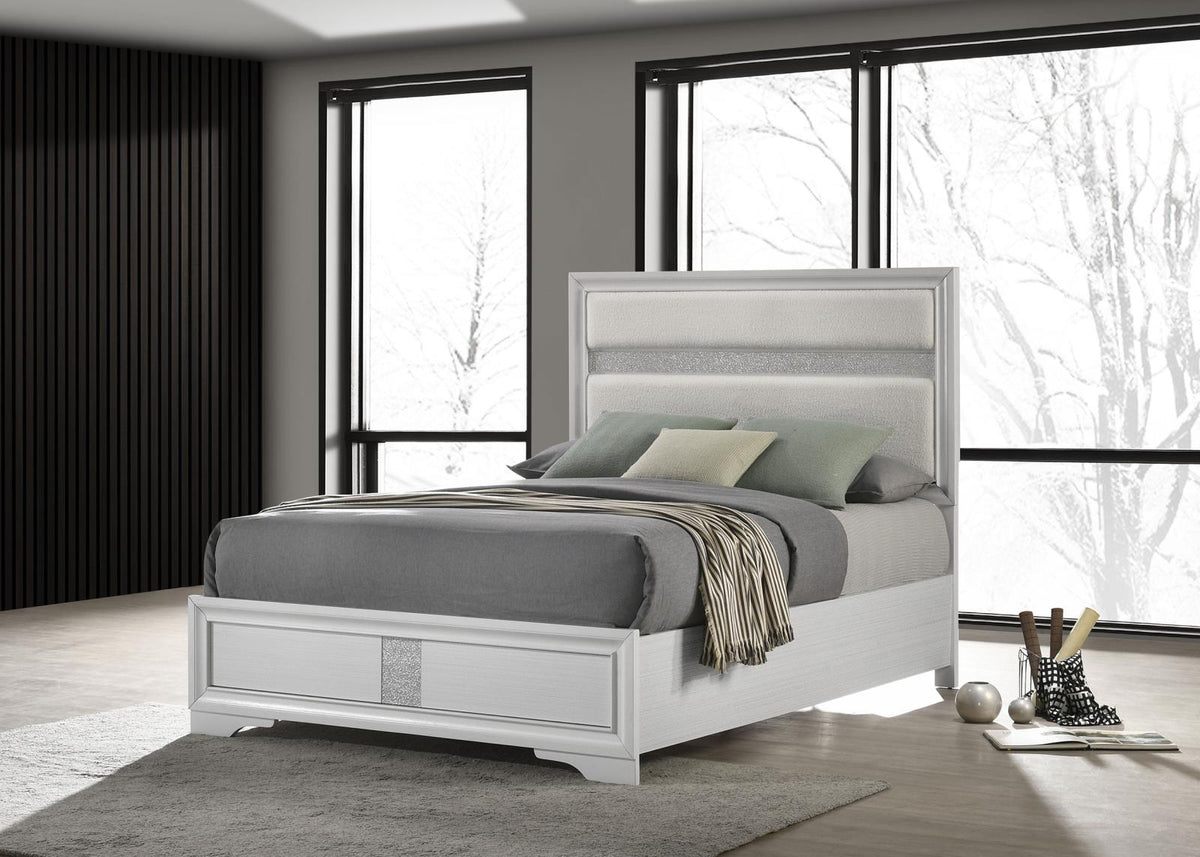 Miranda Panel Bedroom Set - White