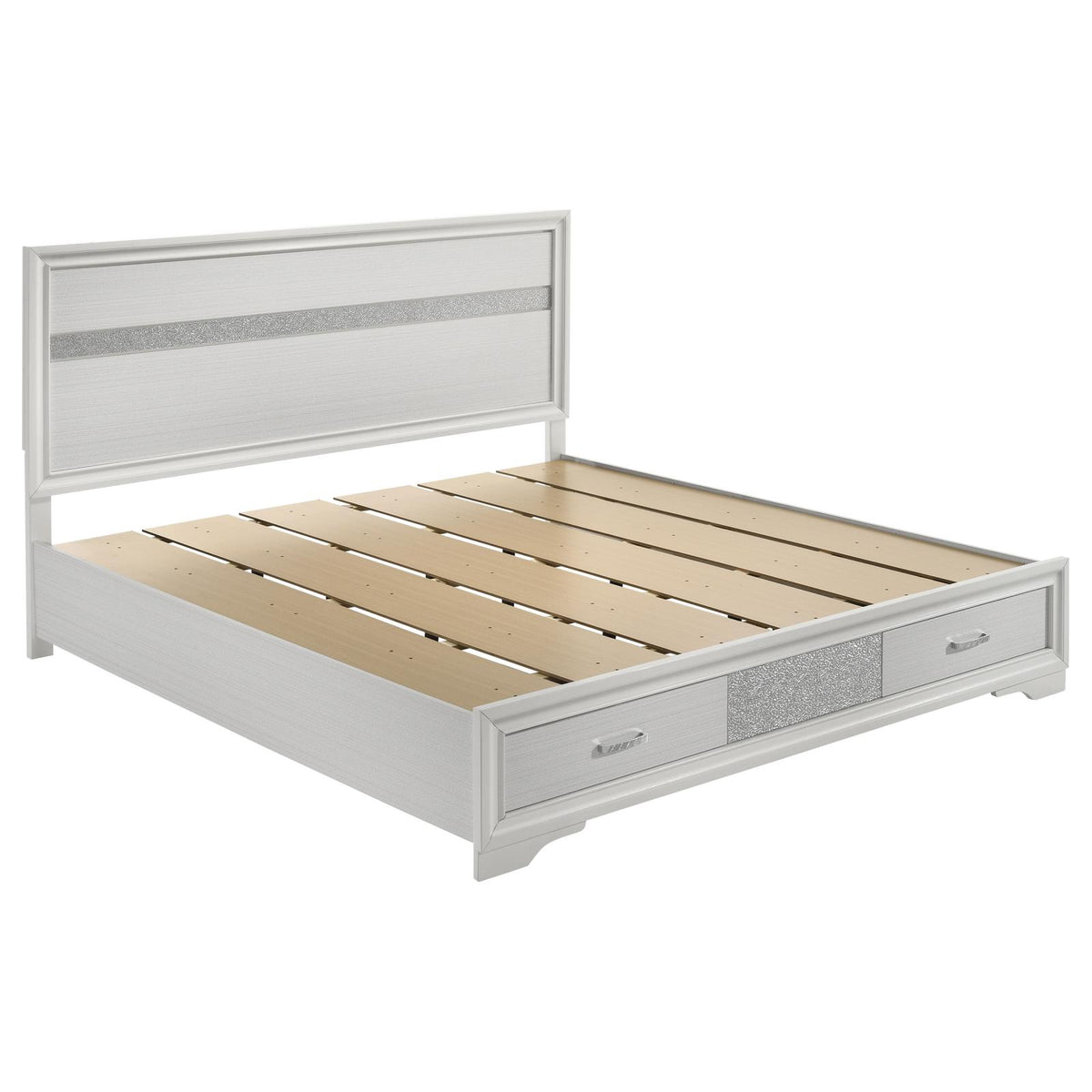 Miranda Panel Bedroom Set - White