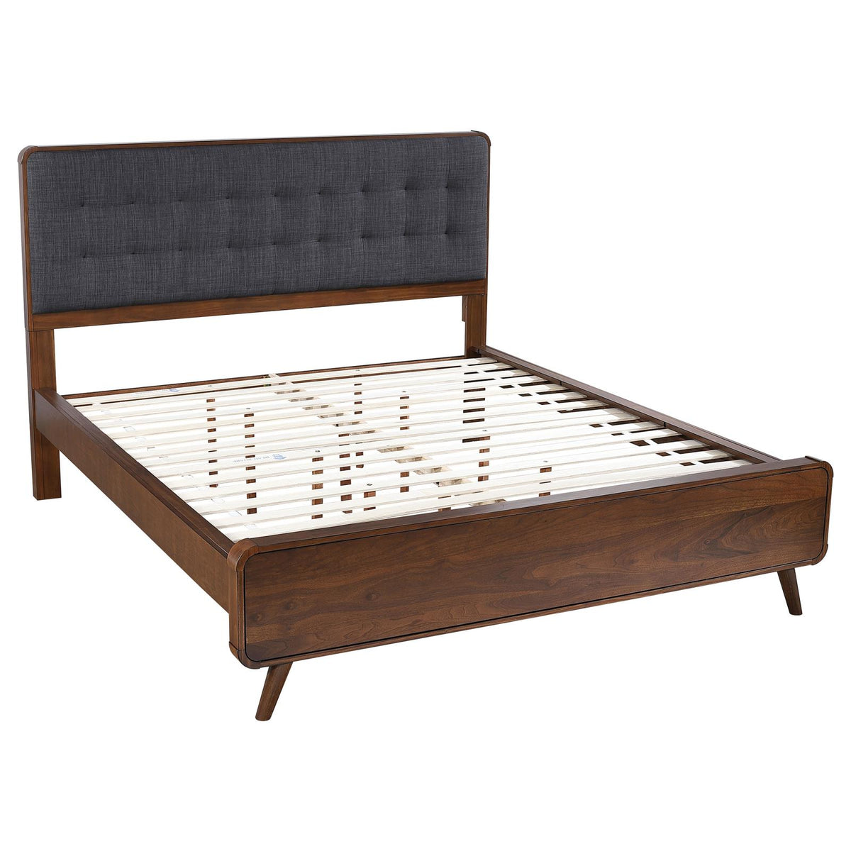 Robyn Platform Bedroom Set - Dark Walnut