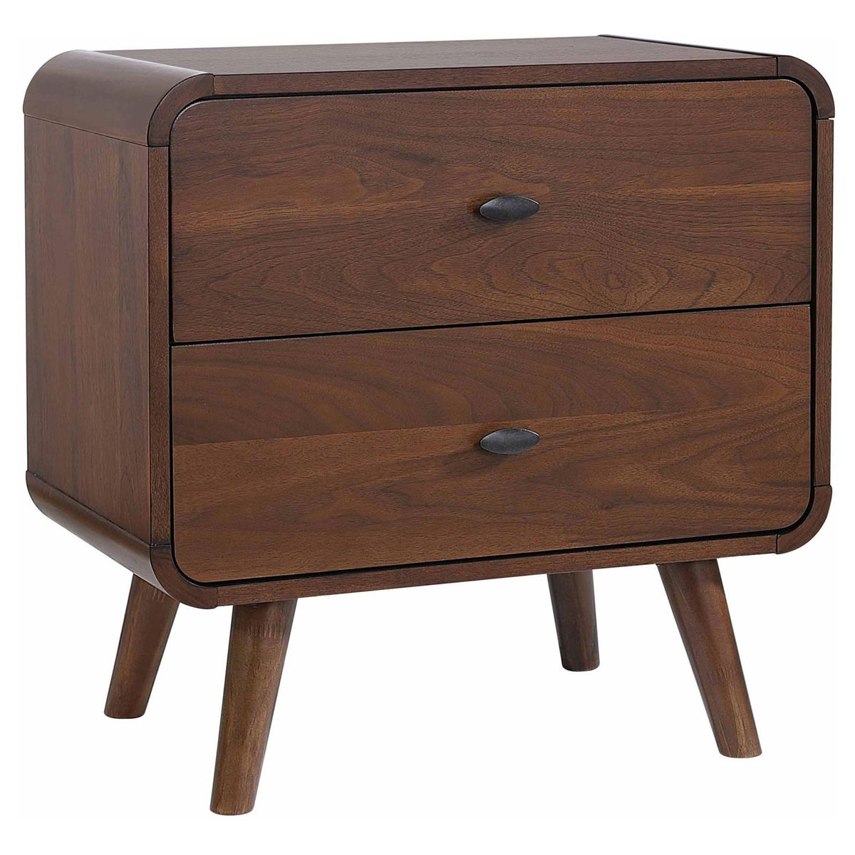 Robyn Platform Bedroom Set - Dark Walnut