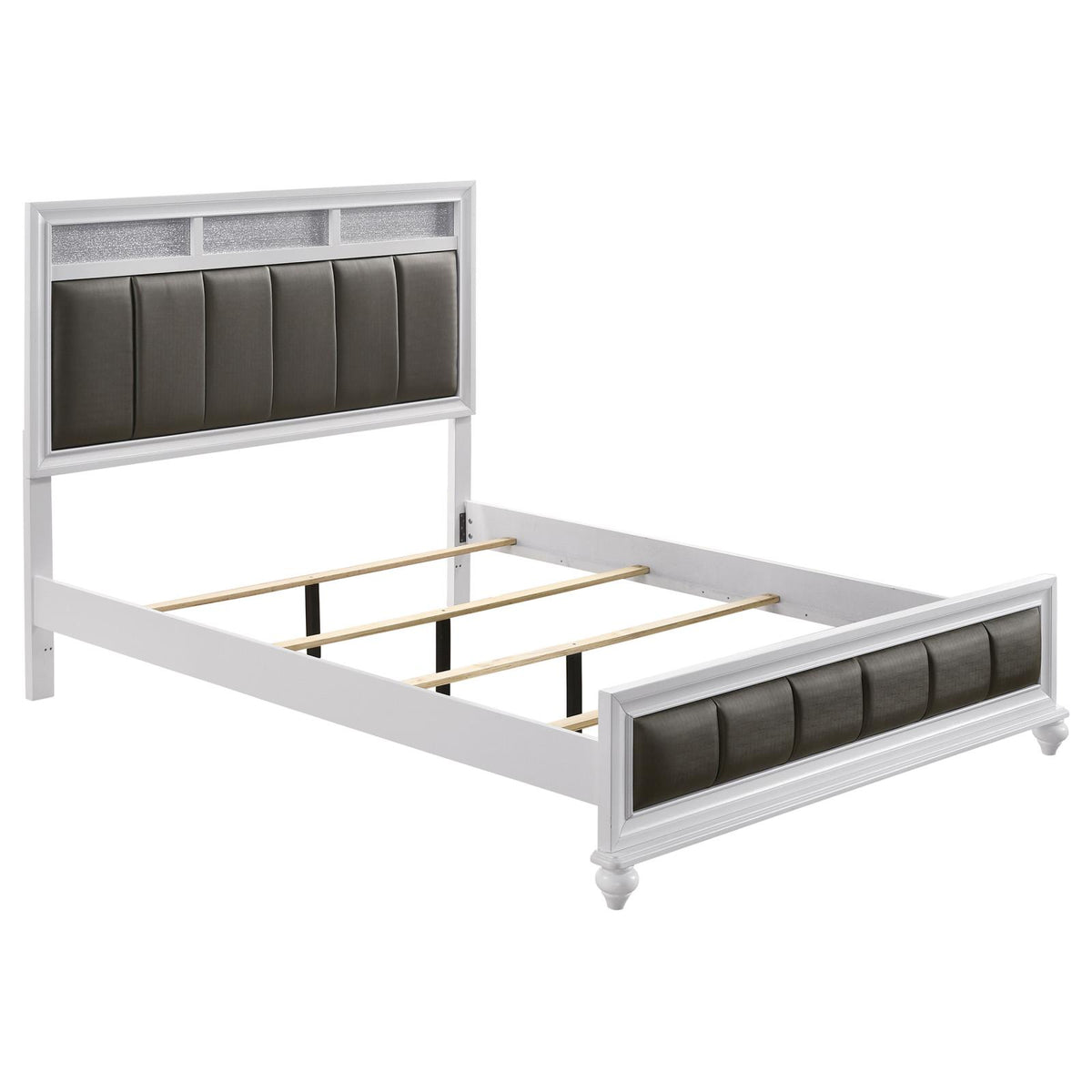 Barzini Panel Bedroom Set - White