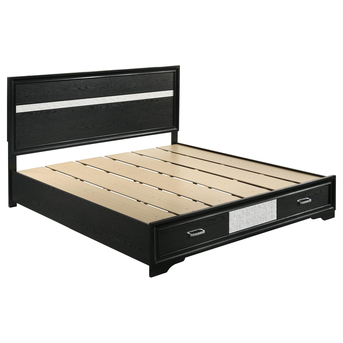 Miranda Panel Bedroom Set - Black