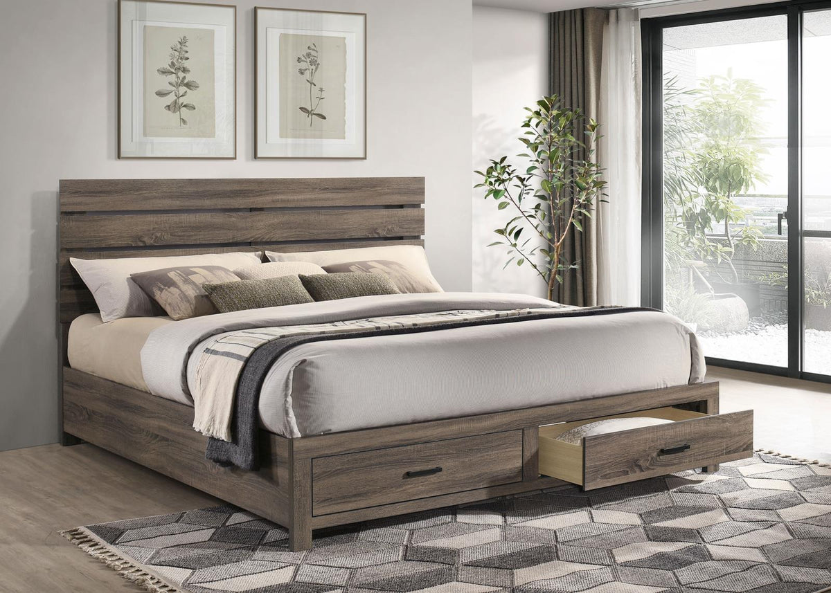 Brantford Panel Bedroom Set - Barrel Oak