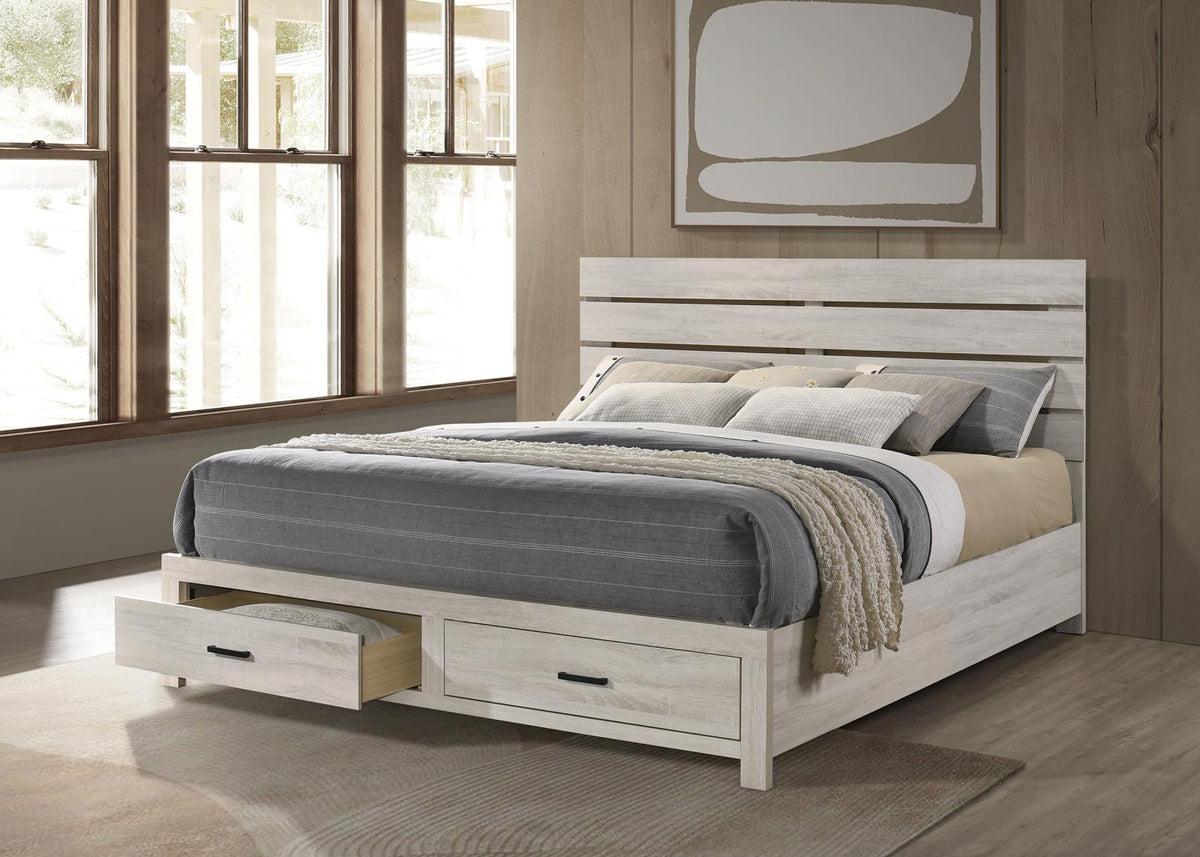 Brantford Panel Bedroom Set - Coastal White