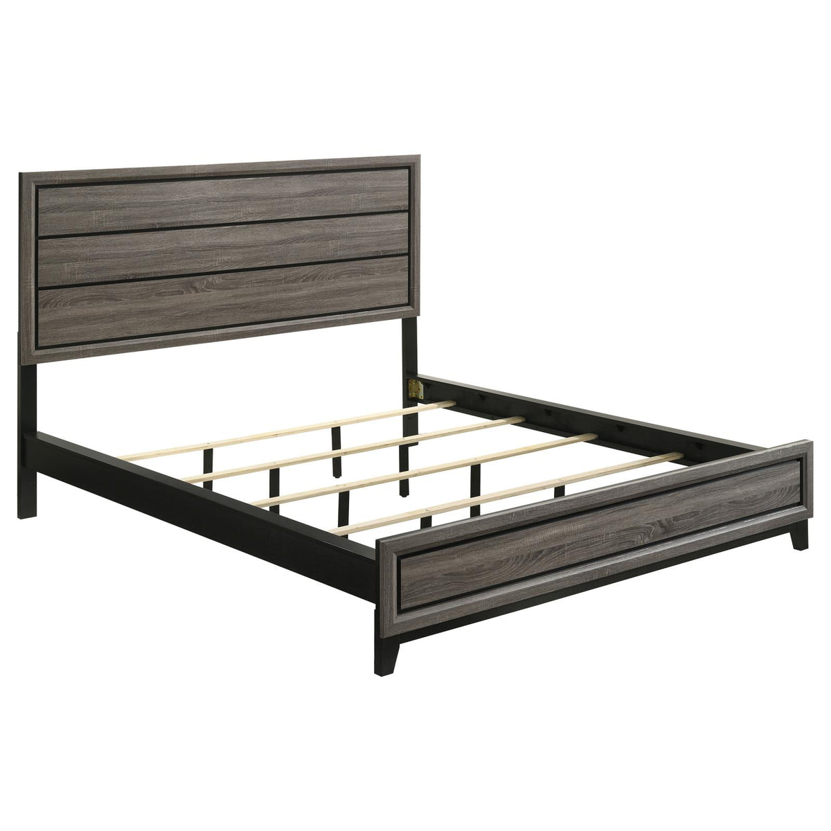 Watson Panel Bedroom Set - Grey Oak
