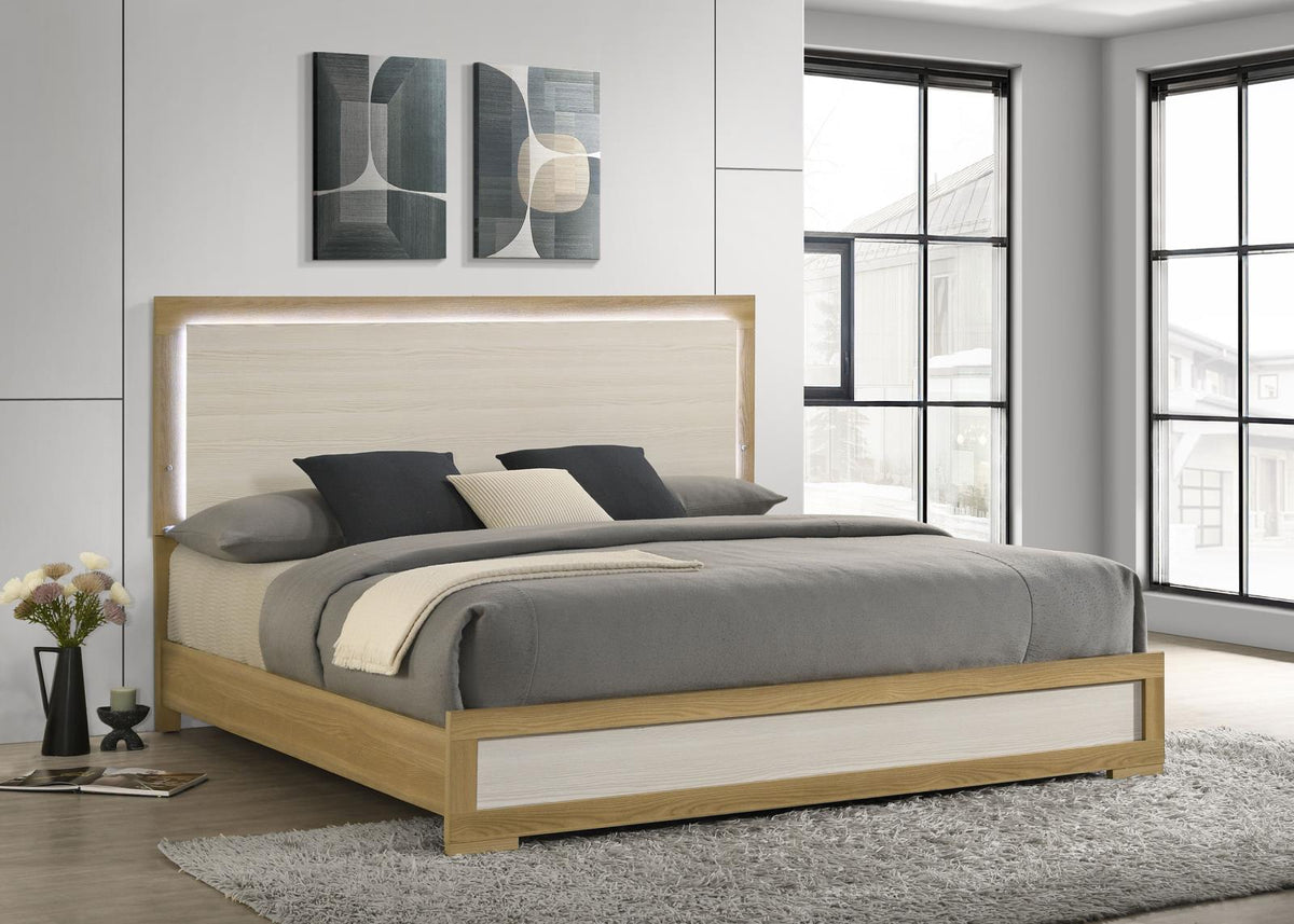 Hyland Panel Bedroom Set - Natural