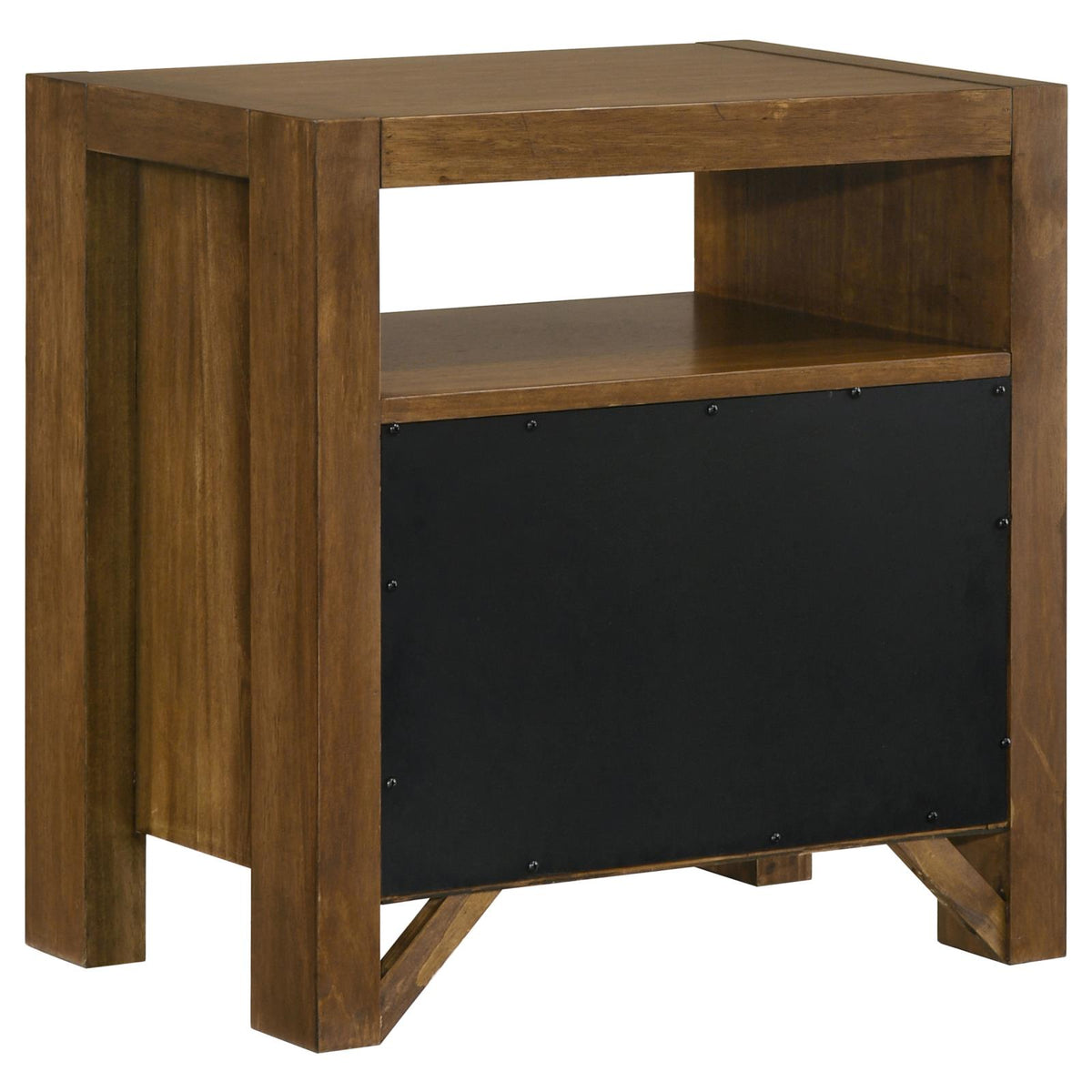 Adderley Panel Bedroom Set - Warm Brown / Cream