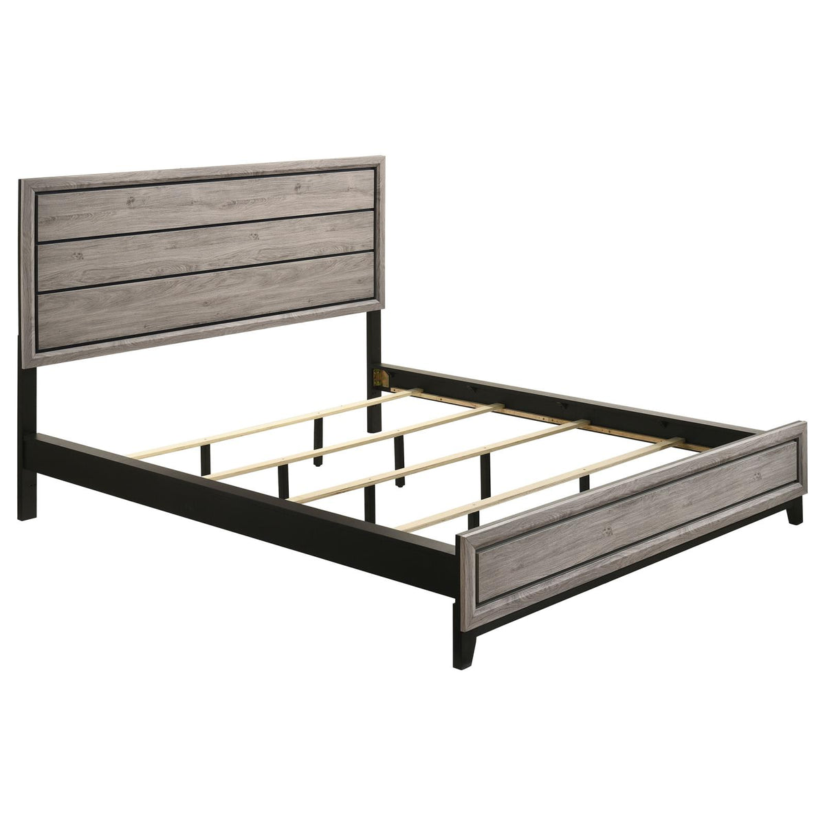 Valen Panel Bedroom Set - Light Taupe