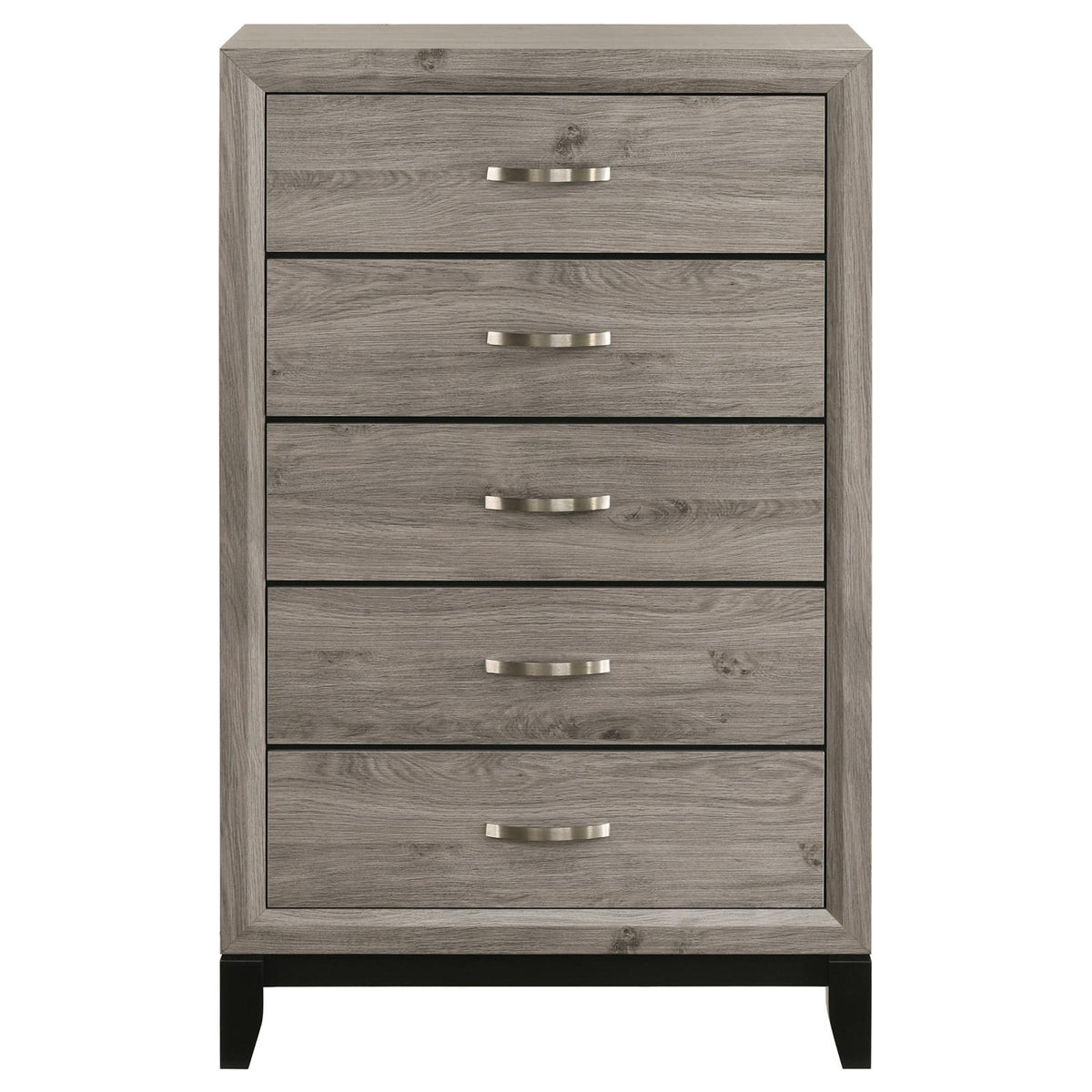 Valen 5-drawer Bedroom Chest of Drawers Light Taupe