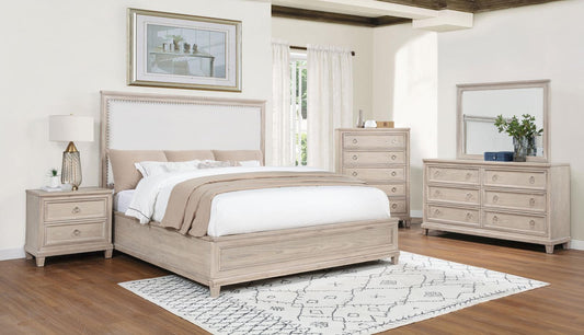 Pembroke Panel Bedroom Set - Washed Oak