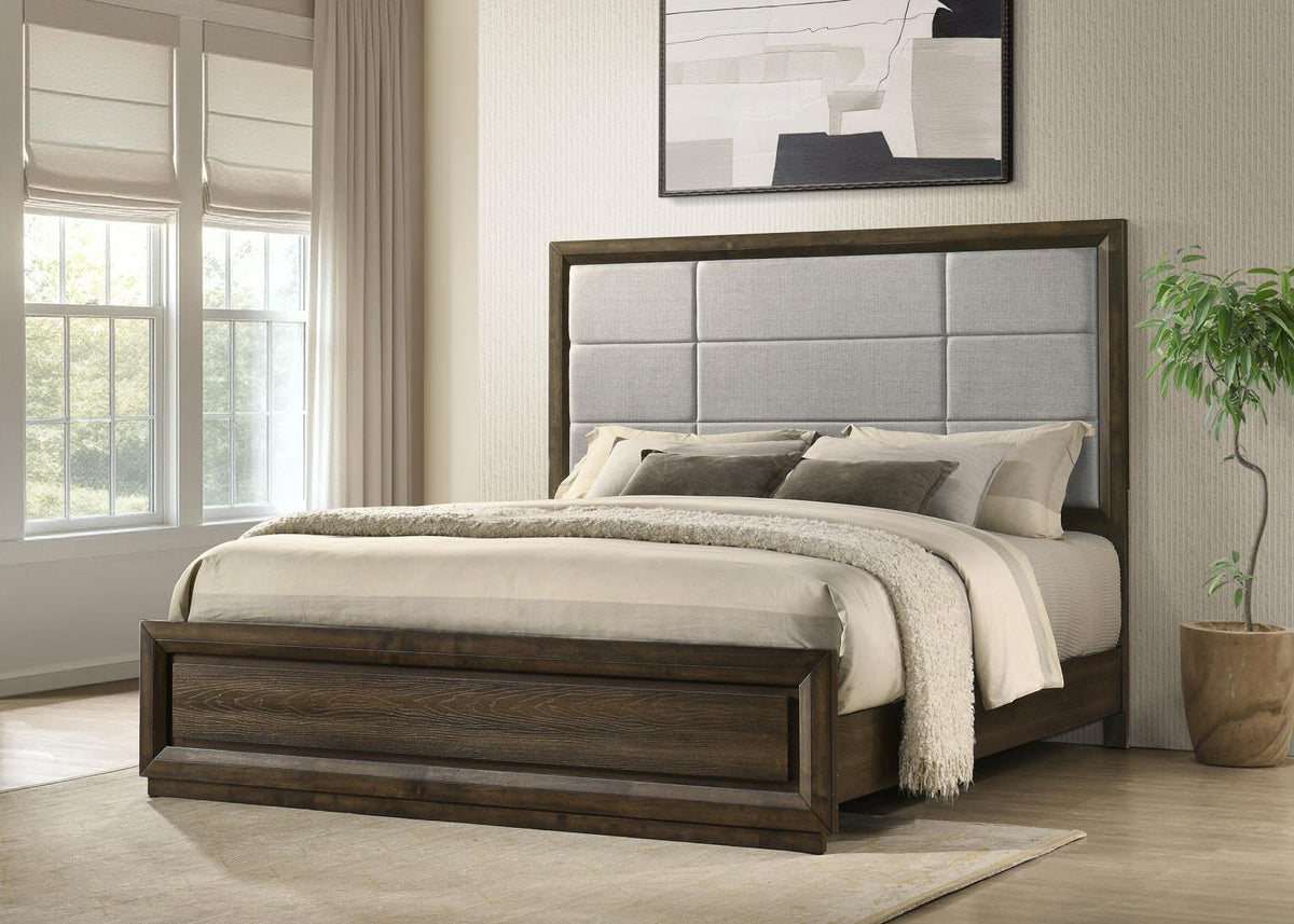 Atlas Panel Bedroom Set - Dark Oak