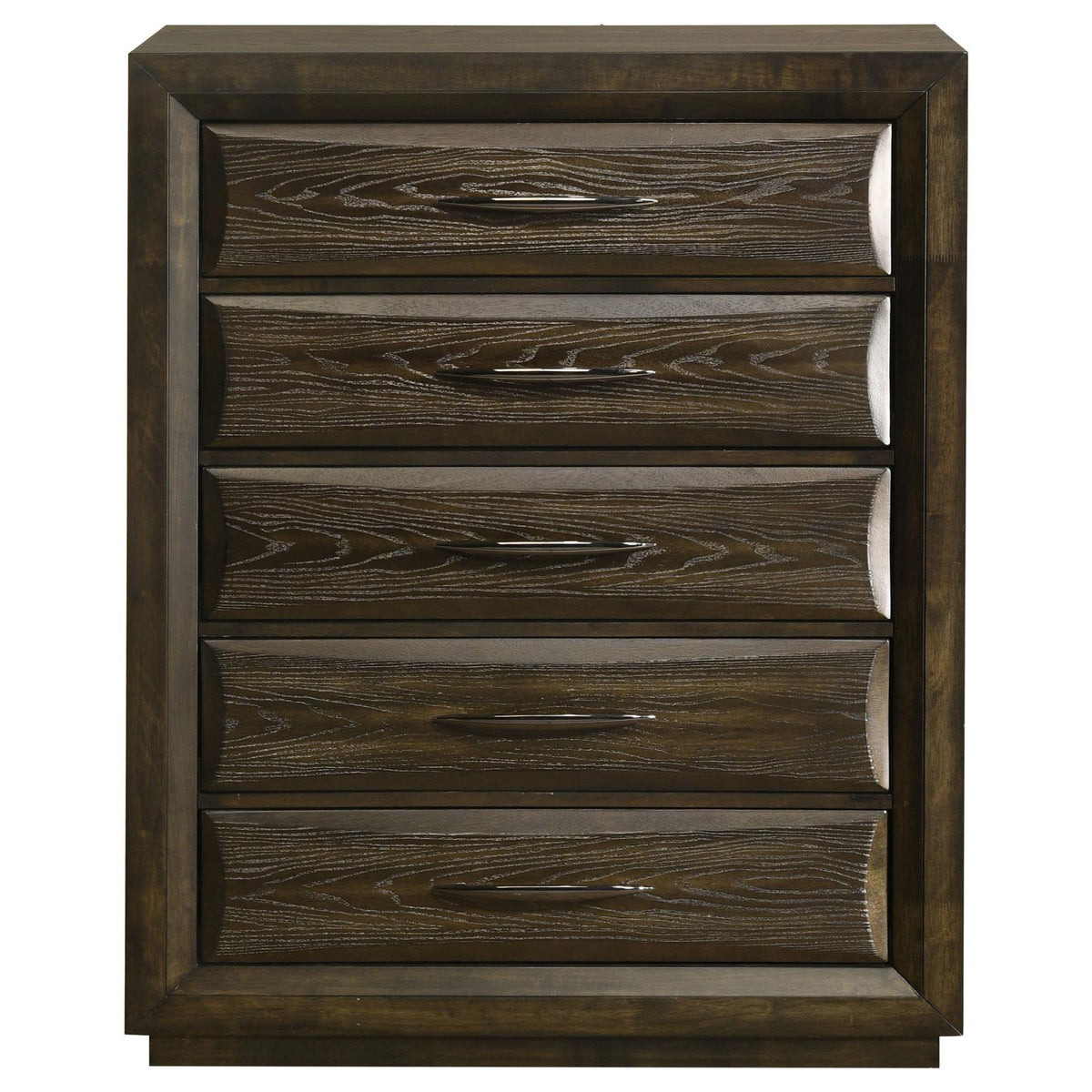Atlas 5-drawer Bedroom Chest of Drawers Dark Oak