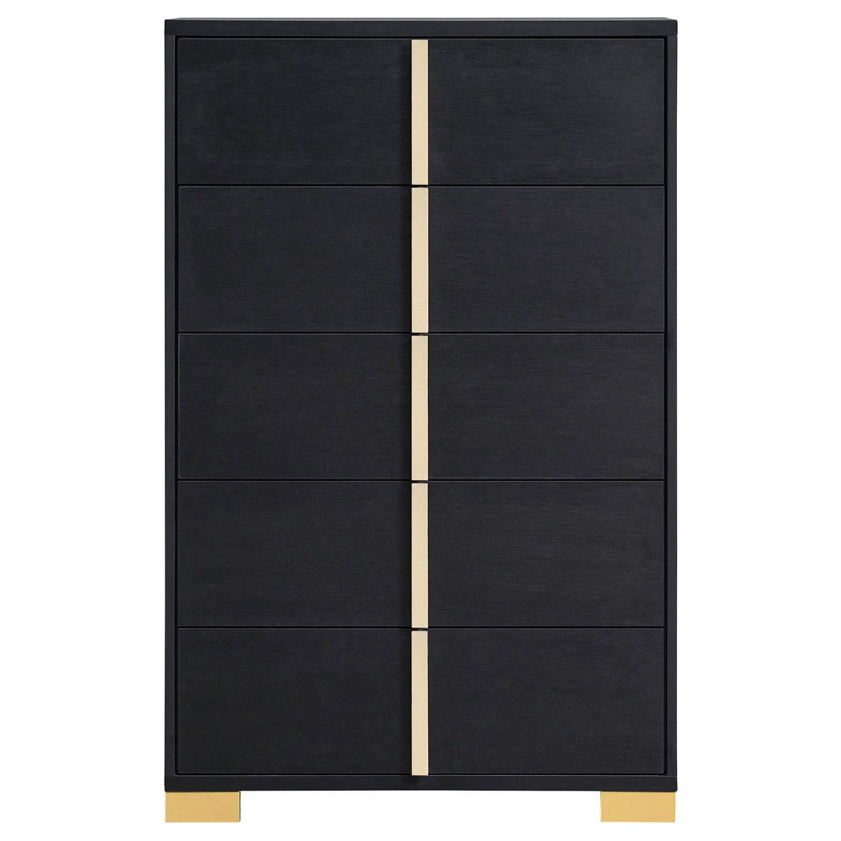 Marceline 5-drawer Bedroom Chest Black