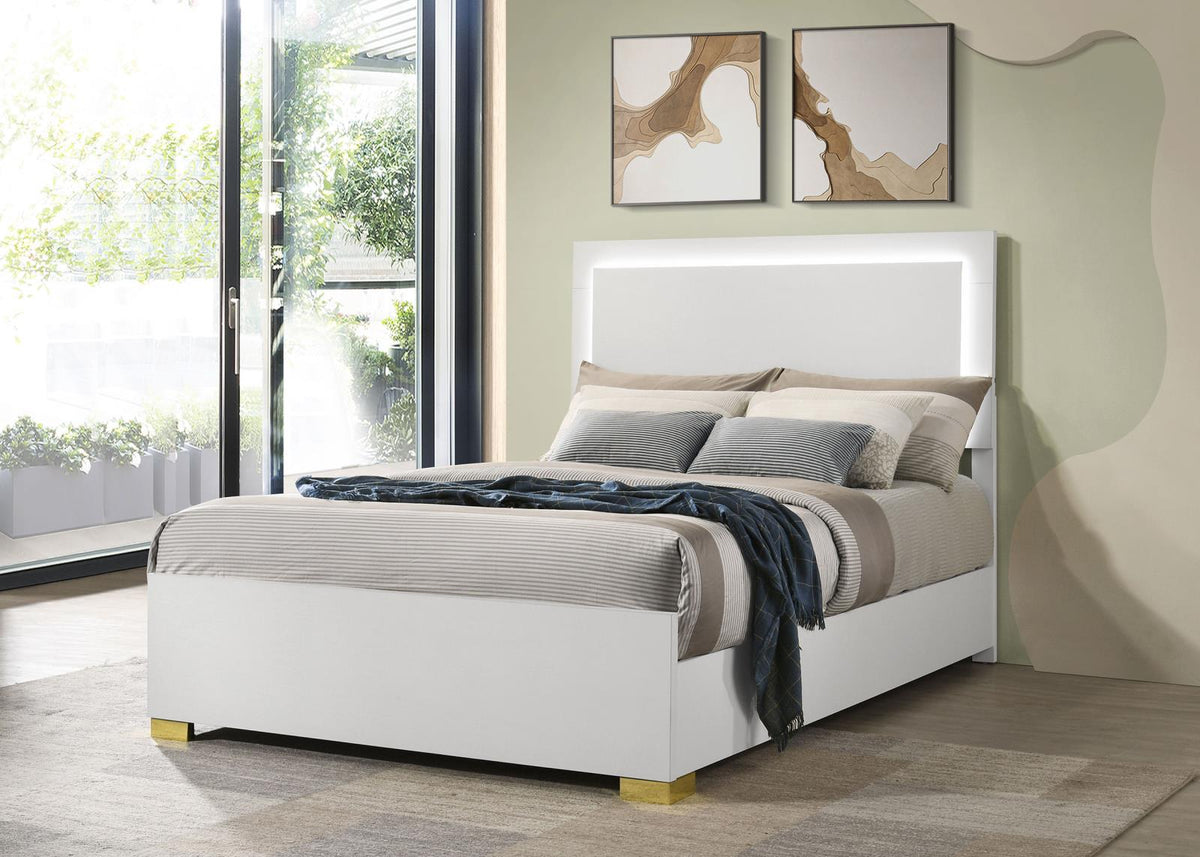 Marceline Panel Bedroom Set - White