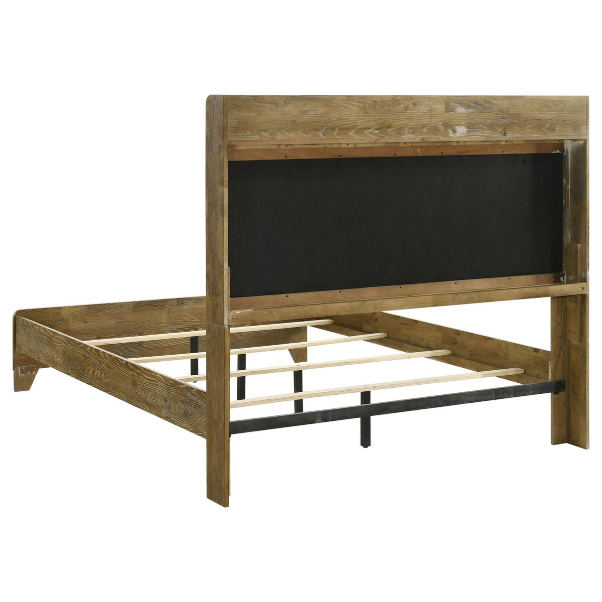 Henderson Panel Bedroom Set - Medium Oak / Light Grey