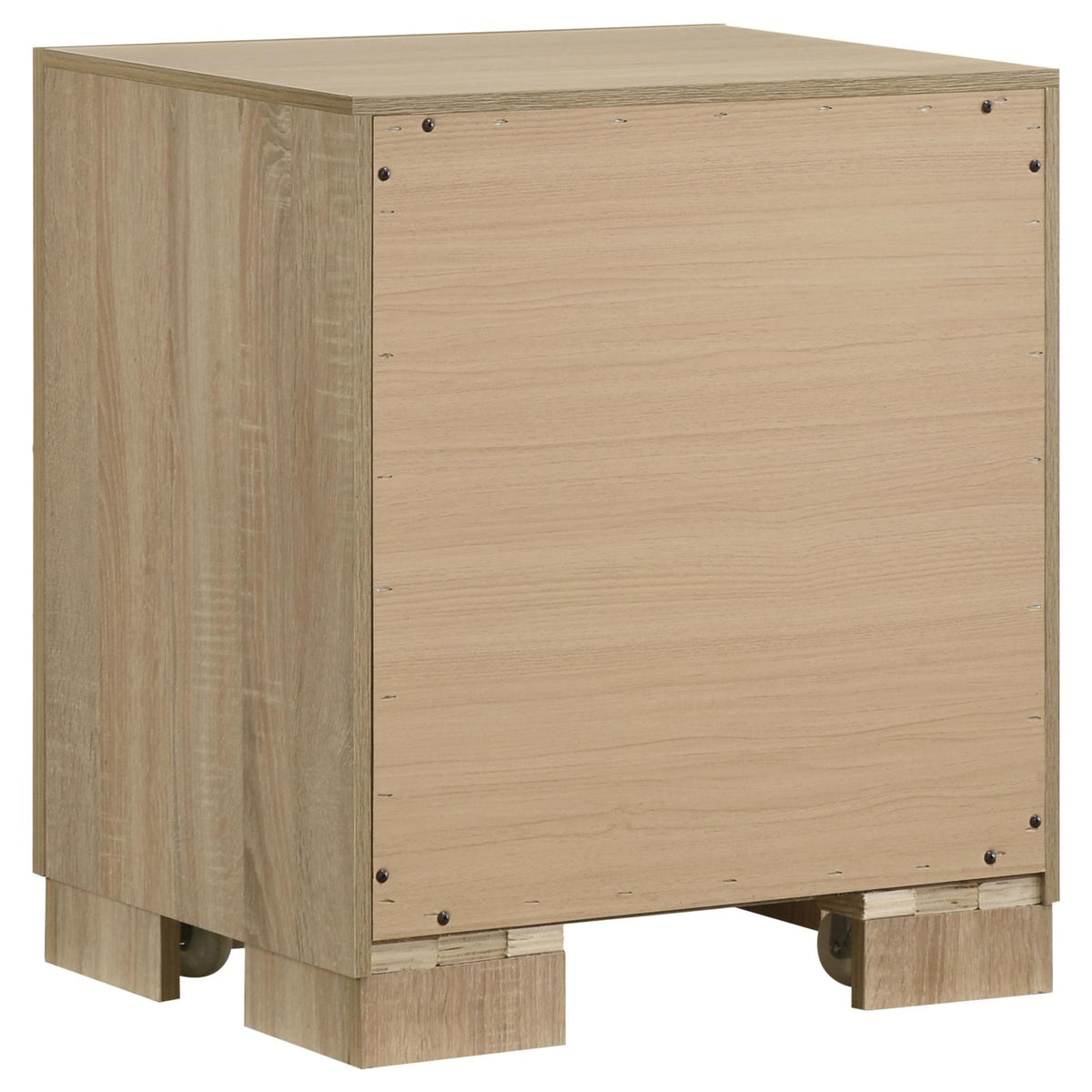 Arielle Bookcase Bedroom Set - Light Tan