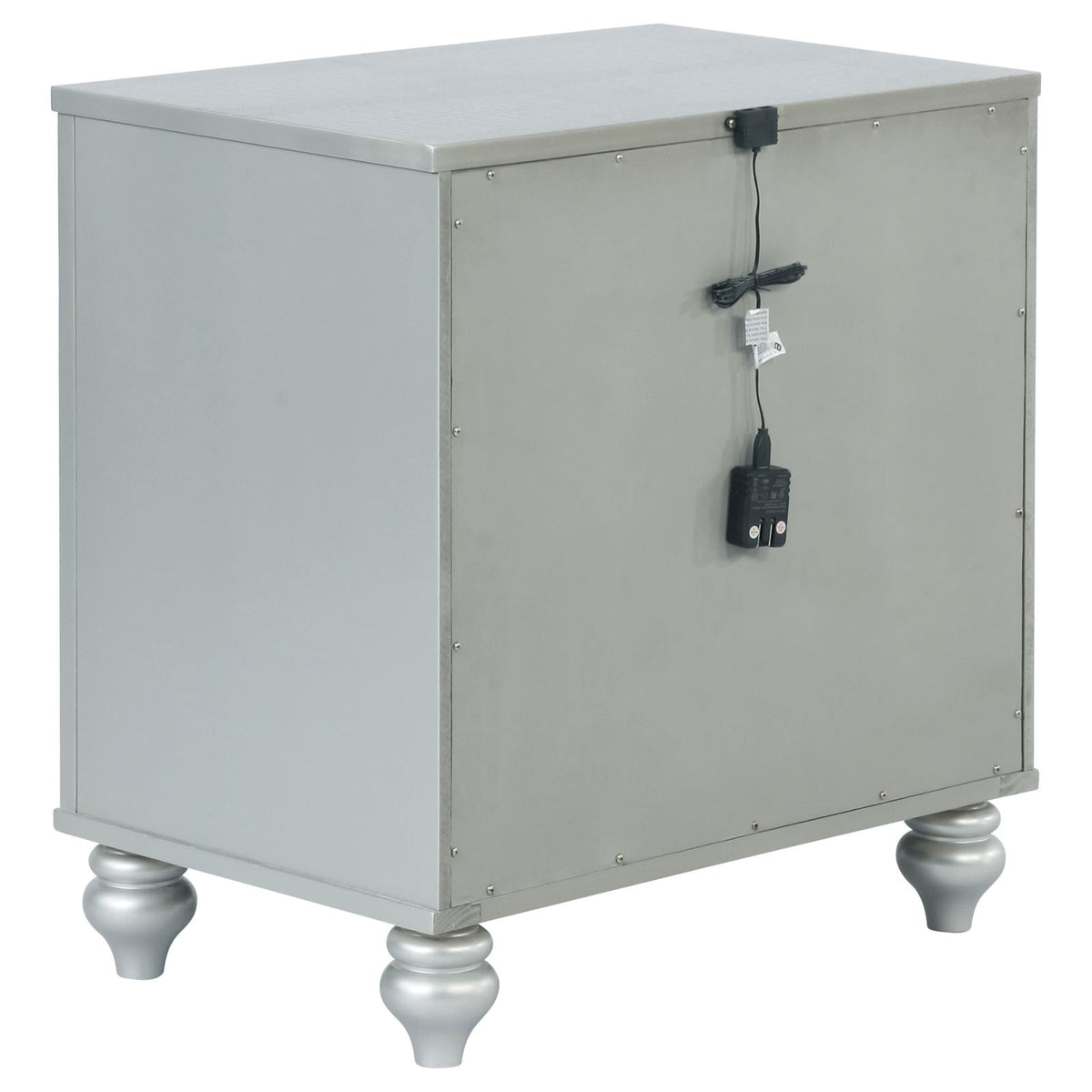 Gunnison Panel Bedroom Set - Silver Metallic