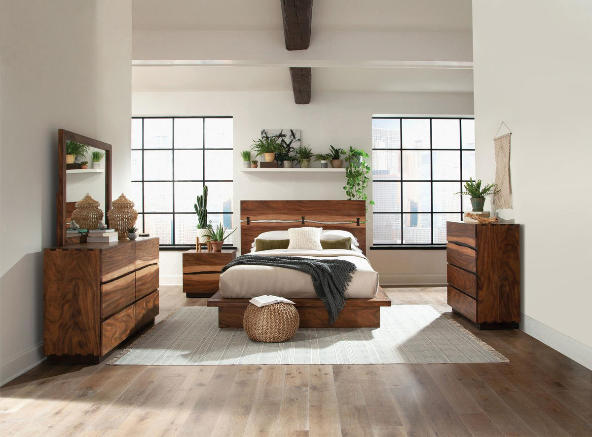 Winslow Panel Bedroom Set - Smokey Walnut
