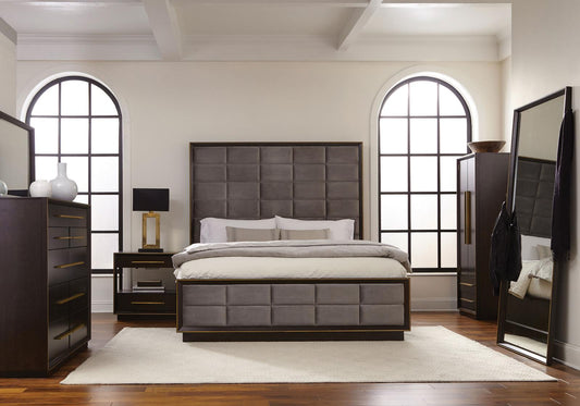 Durango Panel Bedroom Set - Smoked Peppercorn