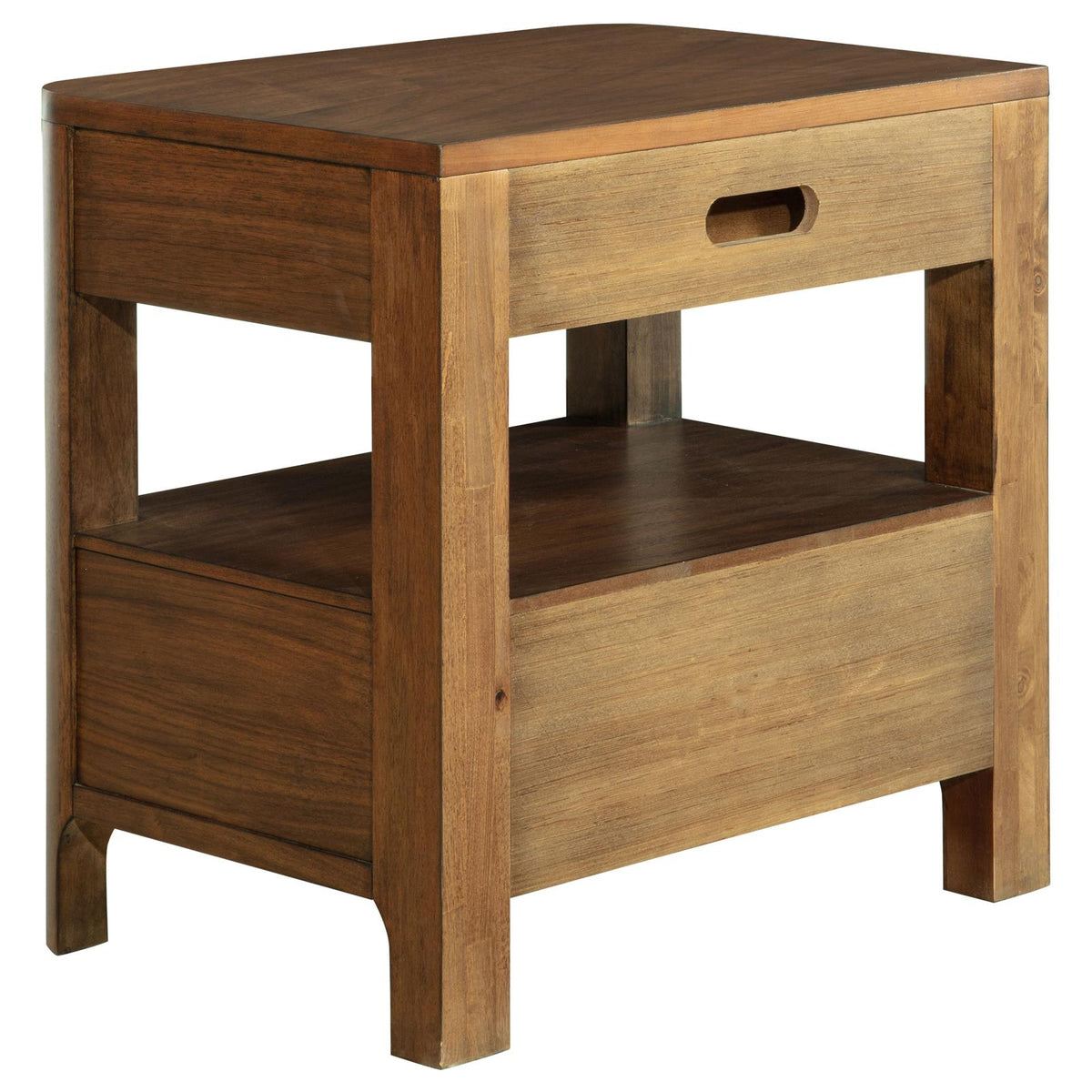 Maderia Panel Bedroom Set - Walnut