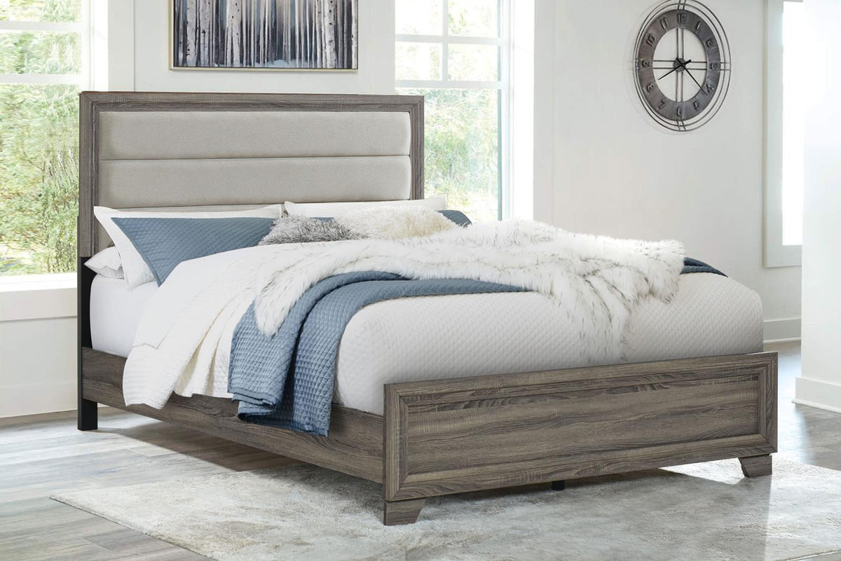 Wright Bedroom Set - Brown Oak