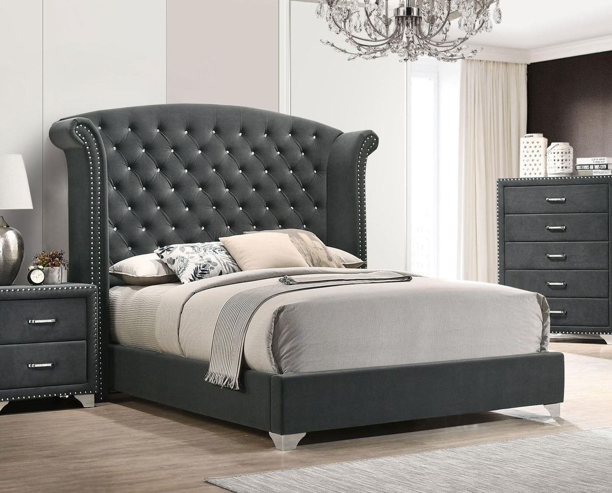 Melody Bedroom Set - Grey