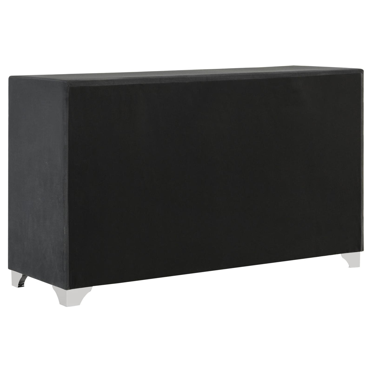 Melody 6-drawer Upholstered Dresser Grey