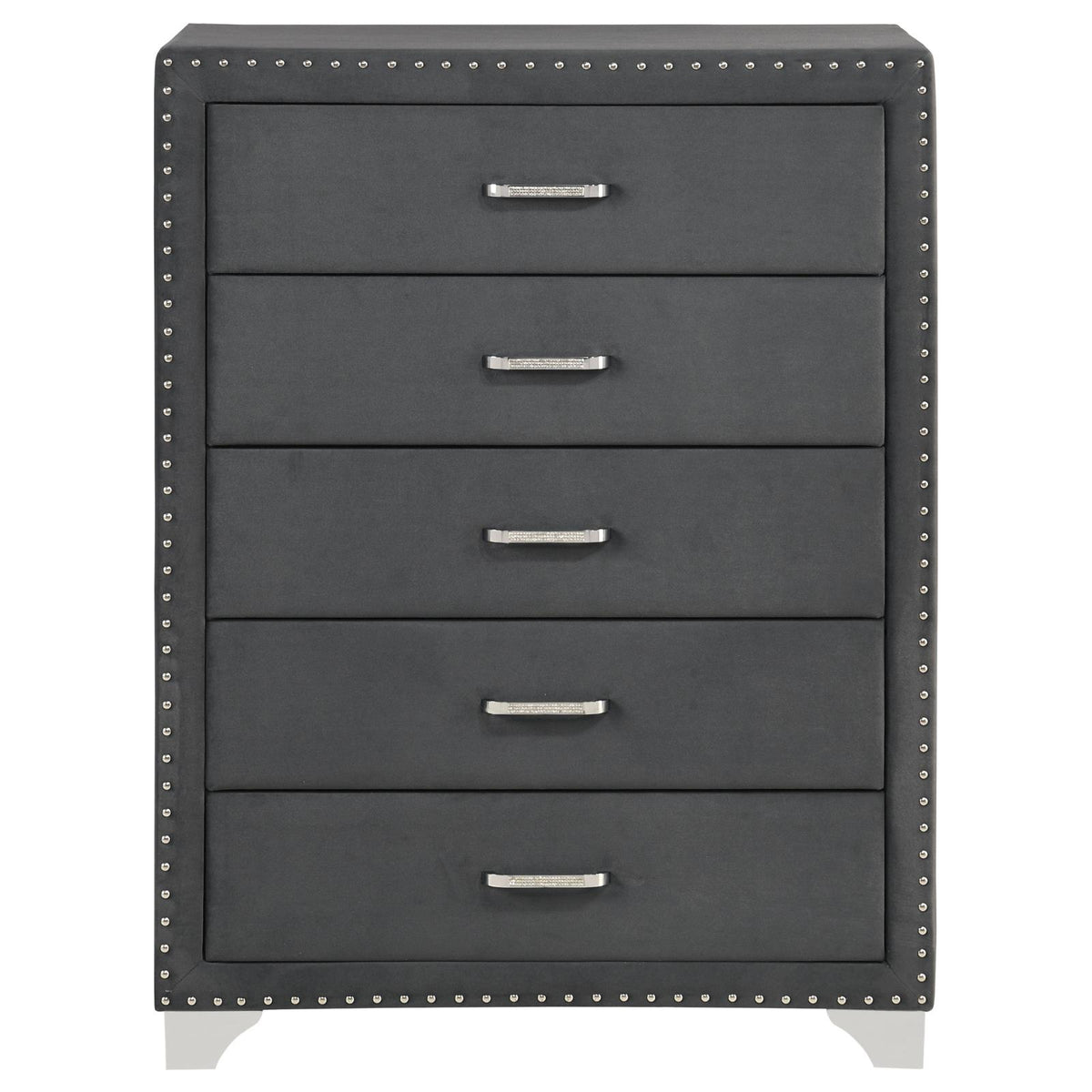 Melody 5-drawer Bedroom Chest Grey