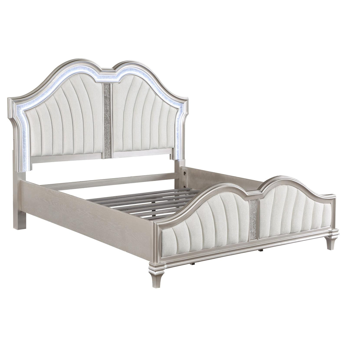 Evangeline Panel Bedroom Set - Silver Oak