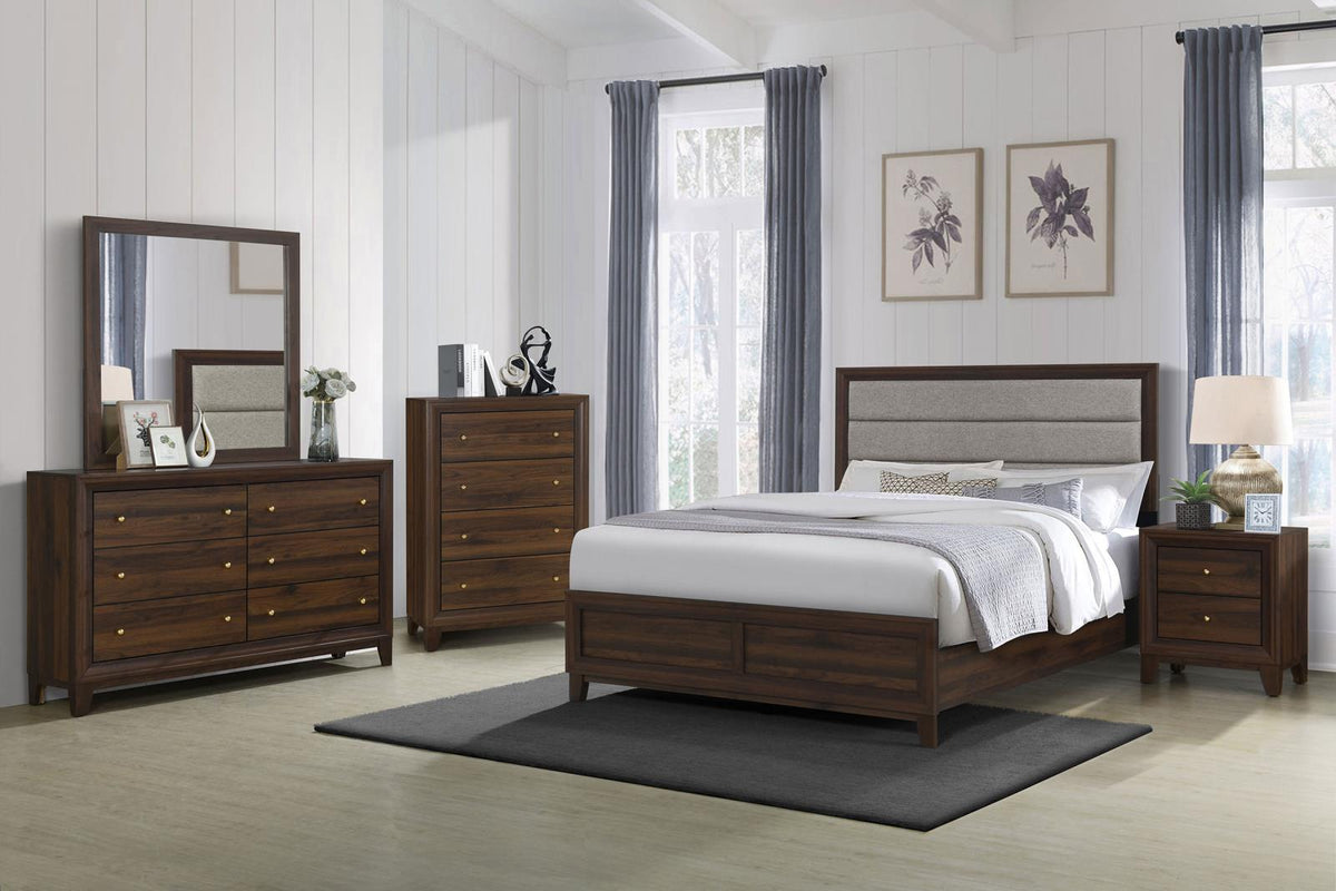 Welsley Bedroom Set - Walnut