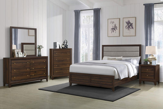Welsley Bedroom Set - Walnut