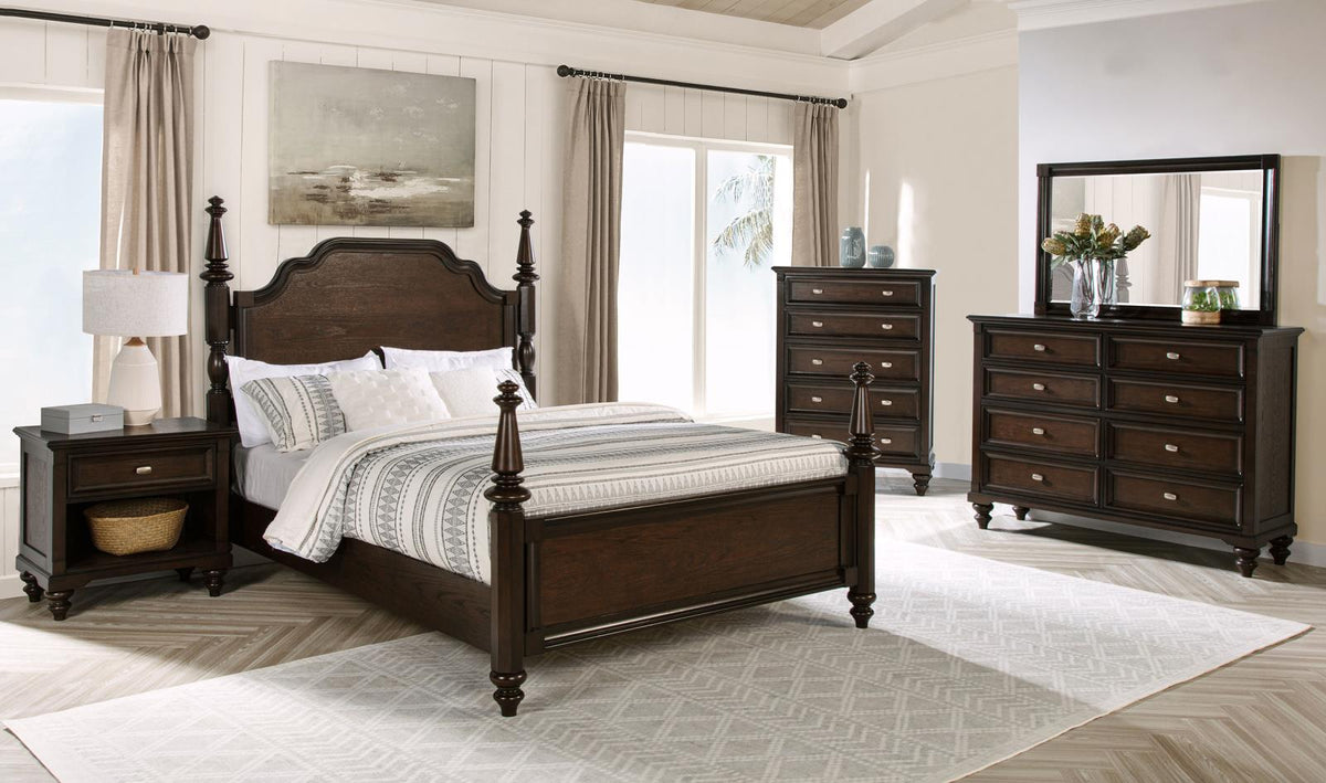Andover Bedroom Set - Dark Oak