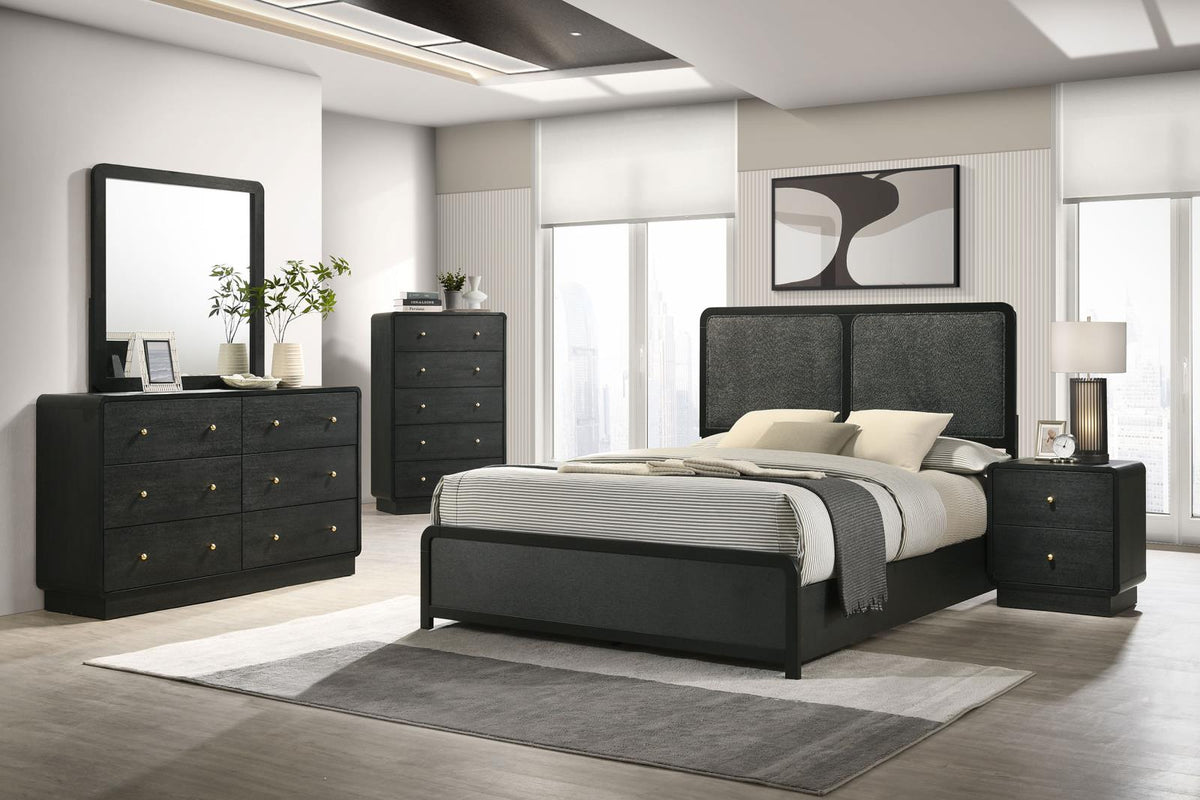 Cavelle Panel Bedroom Set - Black