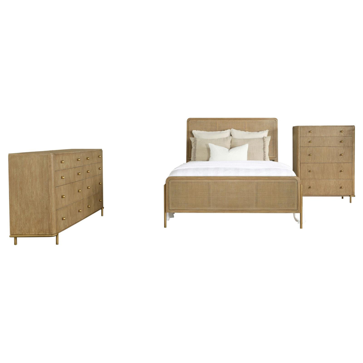 Arini Panel Bedroom Set - Sand Wash