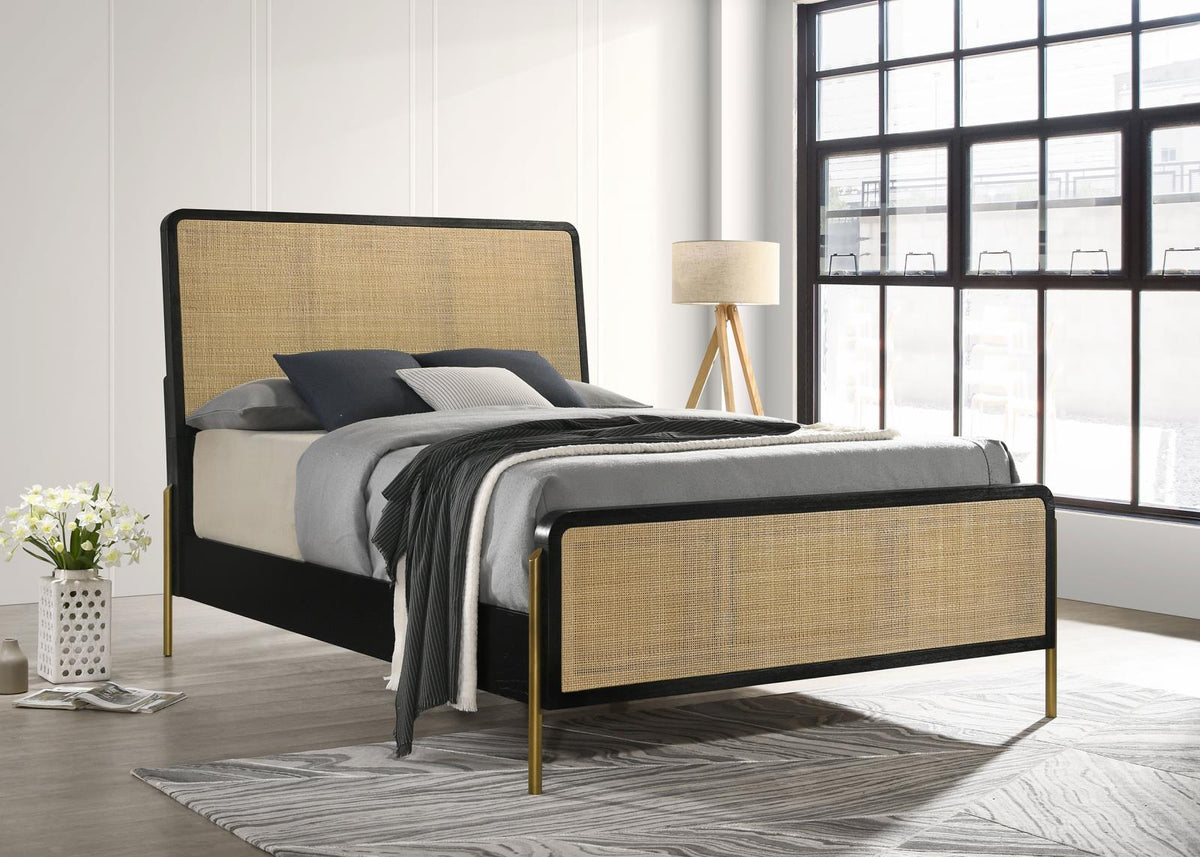 Arini Panel Bedroom Set - Black